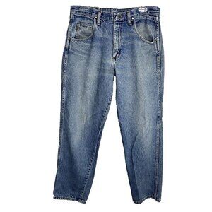 Wrangler 20X Denim Jeans Mens Straight‎ Blue Faded Light 31x29 Y2K Relaxed Work